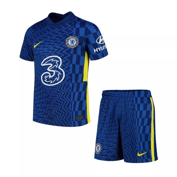 Camiseta Chelsea Replica Primera Ropa Niño 2021/22 Azul